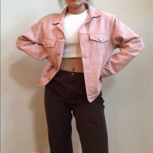 Pink Denim Jacket